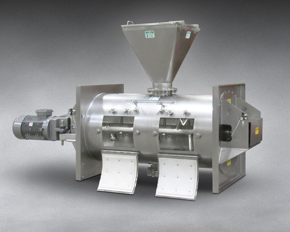 Cylindrical Plow Blender Model XHD-36-SS-CYLI, Integral Feed Hopper Cylindrical Plow Blender Model XHD-36-SS-CYLI, Integral Feed Hopper