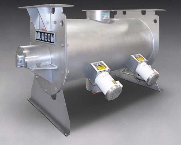 Cylindrical Plow Blender Model XHD-36-SSCYL, Rear View Cylindrical Plow Blender Model XHD-36-SSCYL, Rear View