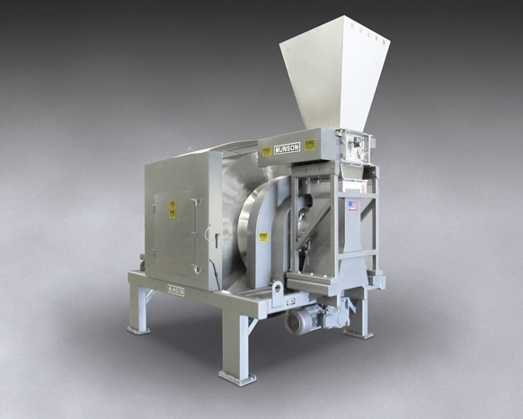 De-Clumper™ on top of a Rotary Batch Mixer De-Clumper™ on top of a Rotary Batch Mixer