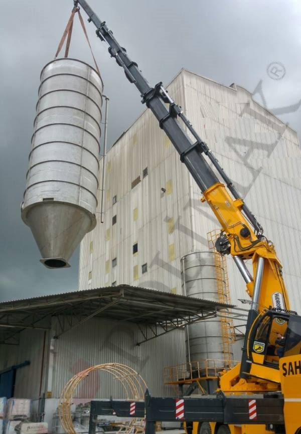 Dry bulk material storage silo erection installation and commissioning turnkey powder handling applications