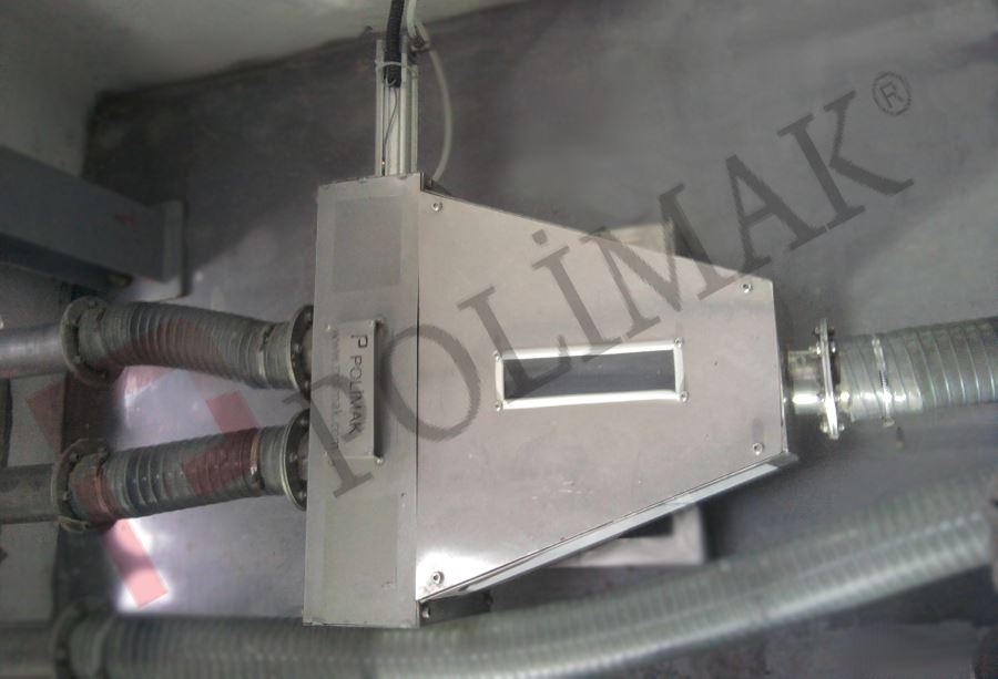 Two way flextube diverter valve flexible tube converger valves pneumatic conveying systems