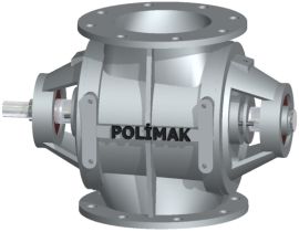 Rotary Airlock With Outside Bearing