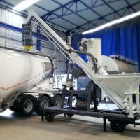 How Mobile big bag discharge silo truck loading system work how to discharge sack how to handle jumbo bag