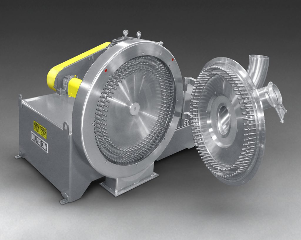 Pin Mill Model CIM-24-SS, Pin & Disc Assembly, Vertical Design Pin Mill Model CIM-24-SS, Pin & Disc Assembly, Vertical Design