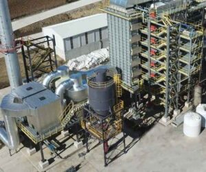 Power plant fly ash handling system & fly ash storage silo