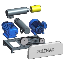 Roots Blower Rotary Lobe Blower Euqipment Component Accessories blower silencer filter motor relief valve