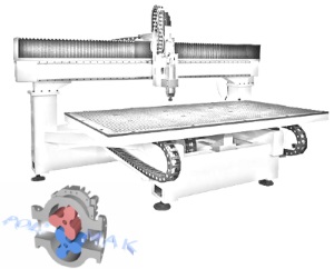 Rotary lobe positive displacement blower vacuum table