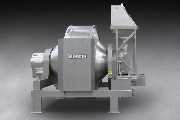 RotaryBatchMixer-with-BagDumpStation Rotary-Chargenmischer mit manuellem Sackschüttstation-Einlass