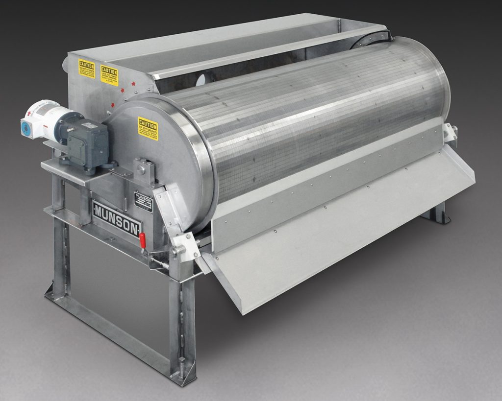 Rotating Drum Screen Model 24-RDS-72-SS Döner Tamburlu Elek Model 24-RDS-72-SS