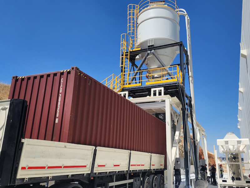 Silo to bulk container loading systems Container loading filling system