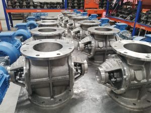 Rotary airlock valves