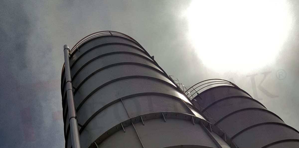 Bulk material storage silos powder silo