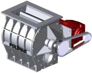 Rotary Feeder With Chain Gear Connection