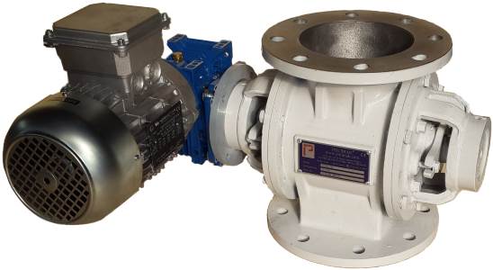 Rotary feeder atex certified explosion ex-proof valve