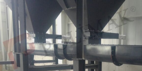 Trogschneckenförderer mit mehrerer Einlassöffnung Schneckenwelle Entstaubung Bunker für Jet Filter pulse jet mechanischer Förderer